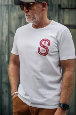 Men &SONS Tops>Sigma T-Shirt White