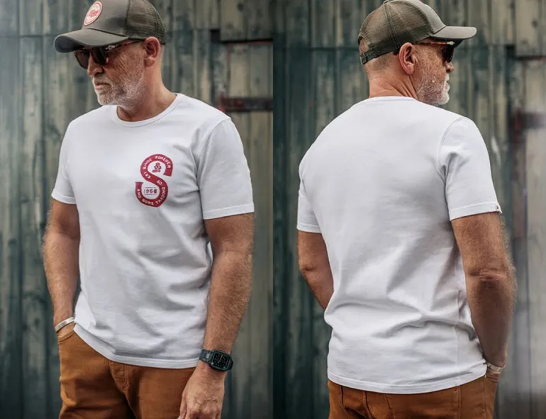Men &SONS Tops>Sigma T-Shirt White