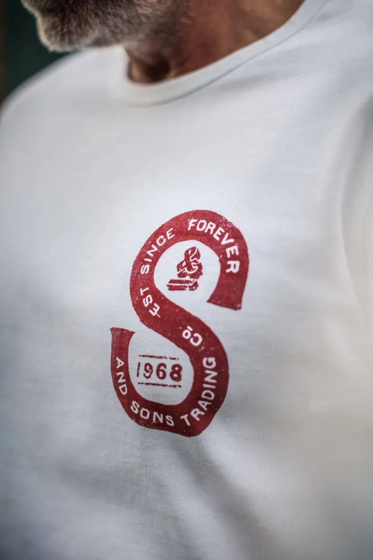 Men &SONS Tops>Sigma T-Shirt White