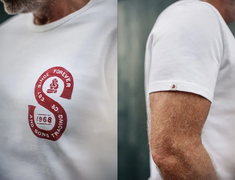 Men &SONS Tops>Sigma T-Shirt White