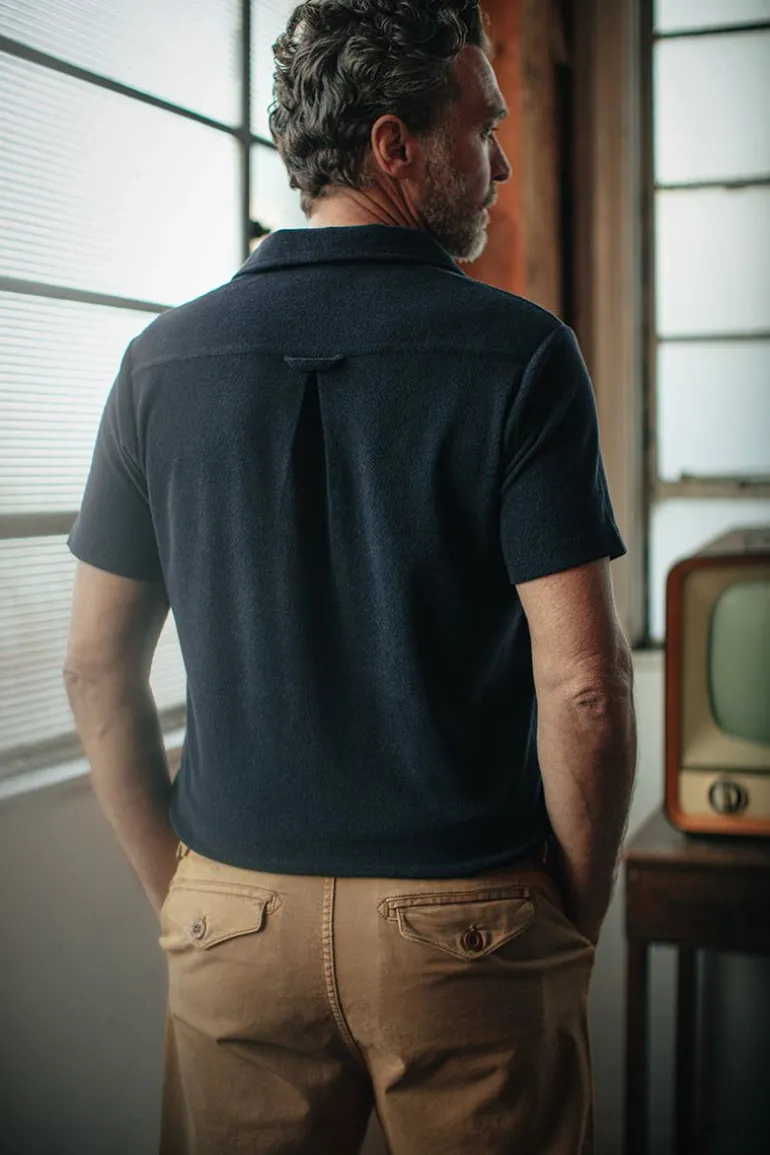 Men &SONS Tops>Solar Polo Navy