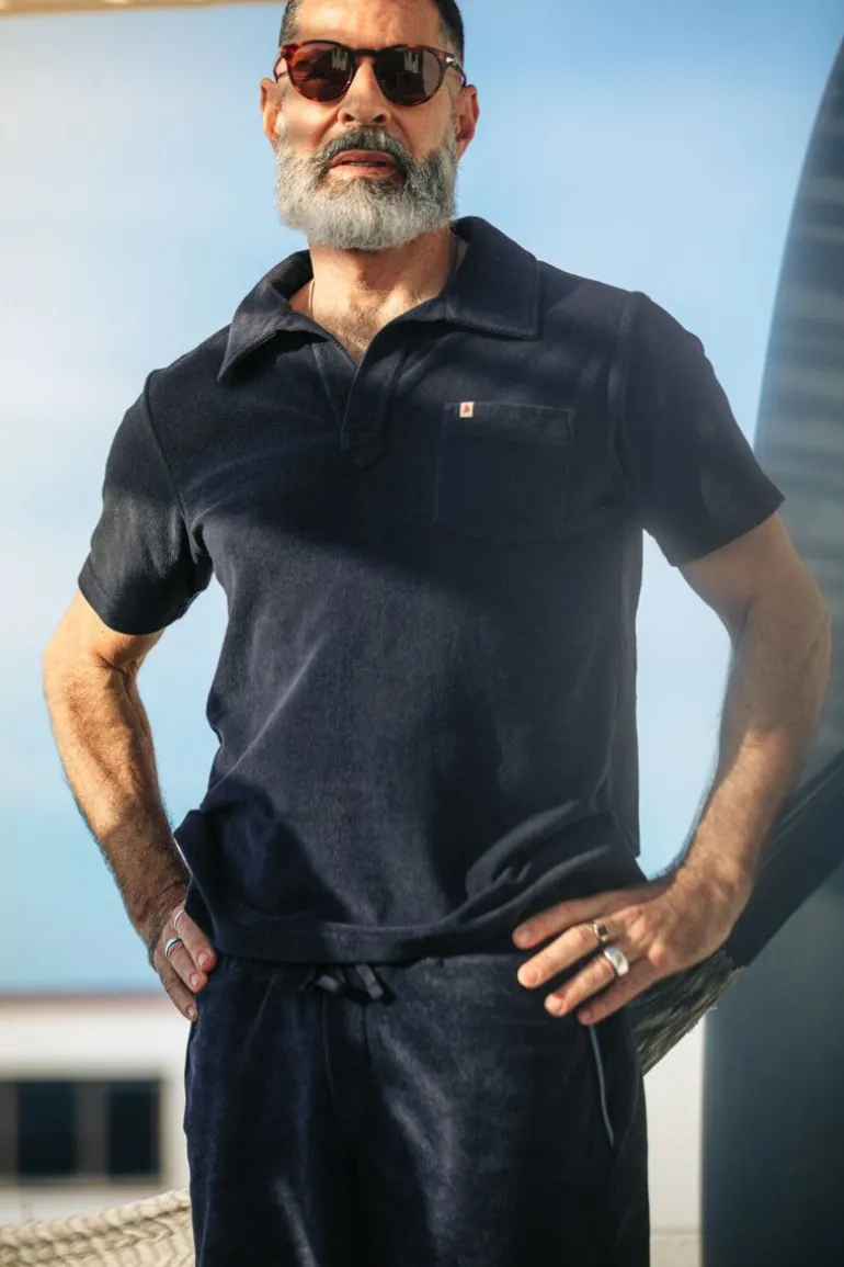 Men &SONS Bottoms & Shorts>Solar Shorts Navy