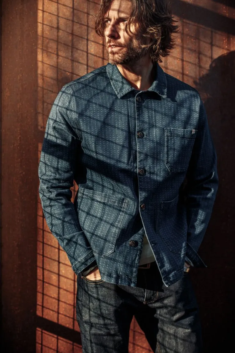 Men &SONS Jackets & Coats>Stockton Jacket Indigo