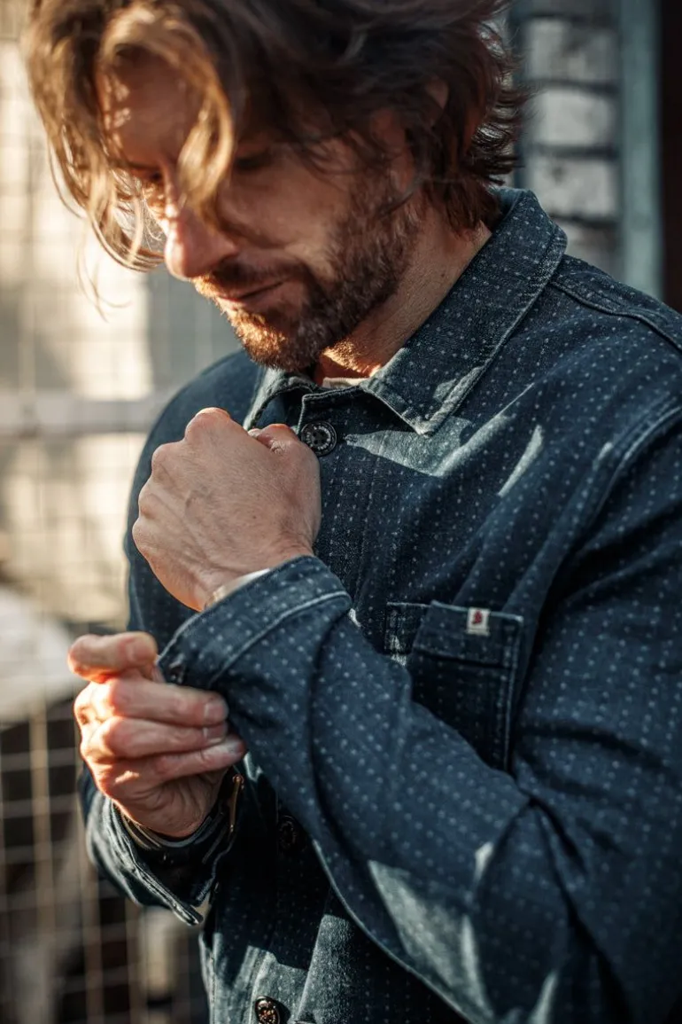 Men &SONS Jackets & Coats>Stockton Jacket Indigo