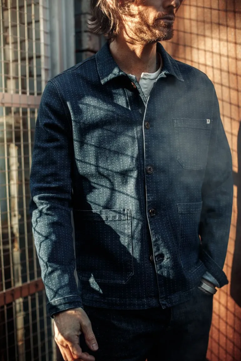 Men &SONS Jackets & Coats>Stockton Jacket Indigo