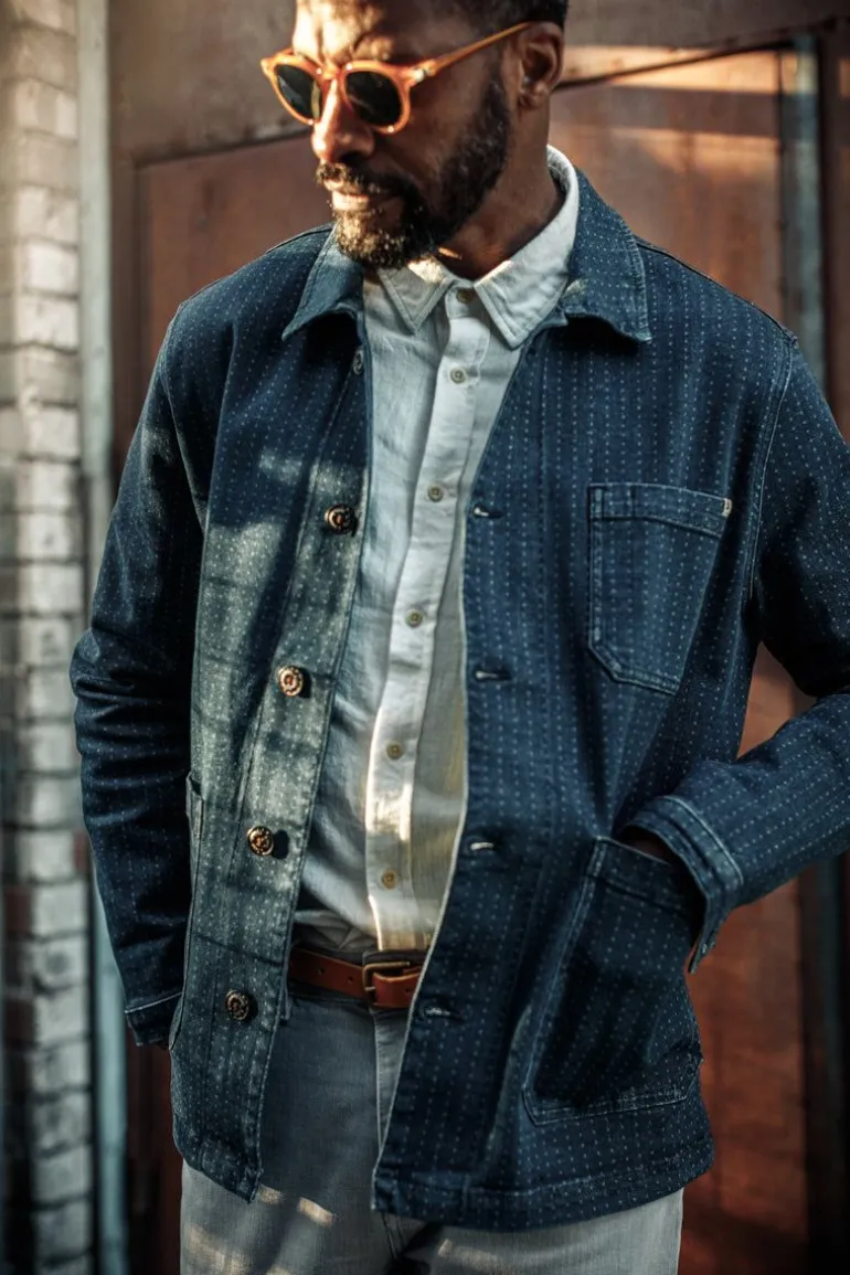 Men &SONS Jackets & Coats>Stockton Jacket Indigo