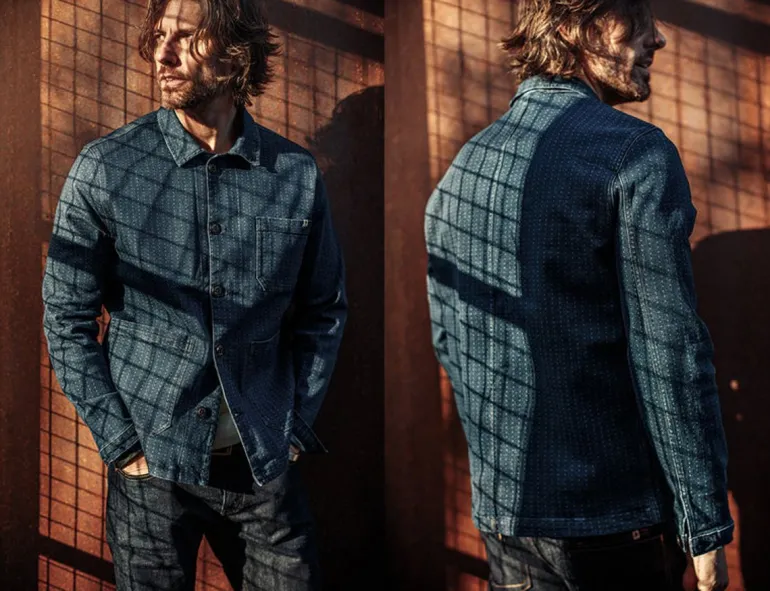 Men &SONS Jackets & Coats>Stockton Jacket Indigo