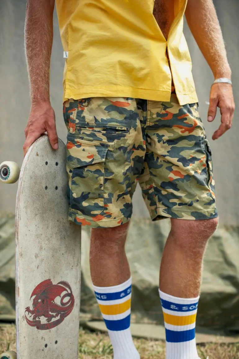 Men &SONS Bottoms & Shorts>Surplus Army Shorts Camo