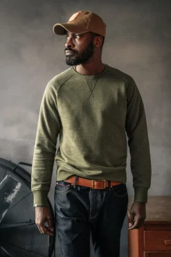 Men &SONS Jackets & Coats>Surplus Green Sweatshirt