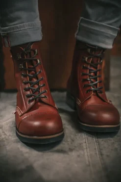 Men &SONS Leather Goods>The Drover Boot Brown
