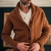 Men &SONS Jackets & Coats>Turner Cardigan Rust
