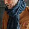 Men &SONS Scarves>Vale Scarf Indigo