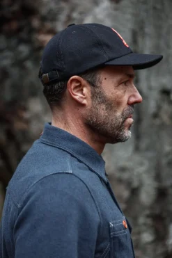 Men &SONS Headwear>Woollen Snap Cap Navy