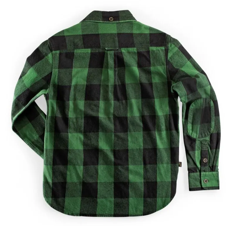 Men &SONS Jackets & Coats>Yukon Flannel Field Shirt Green