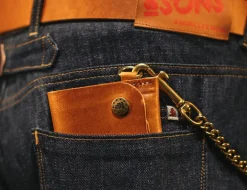 Men &SONS Leather Goods>Tan Leather Wallet