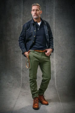 Men &SONS Bottoms & Shorts>Virgil Chino Army Green