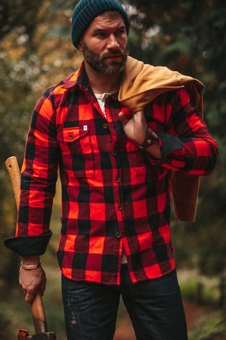 Men &SONS Jackets & Coats>Yukon Flannel Field Shirt