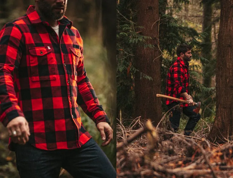 Men &SONS Jackets & Coats>Yukon Flannel Field Shirt
