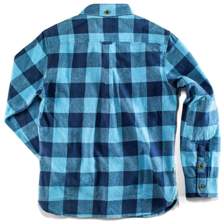 Men &SONS Jackets & Coats>Yukon Flannel Field Shirt Blue