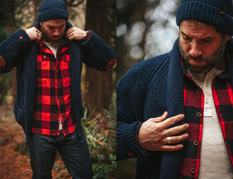 Men &SONS Jackets & Coats>Yukon Flannel Field Shirt
