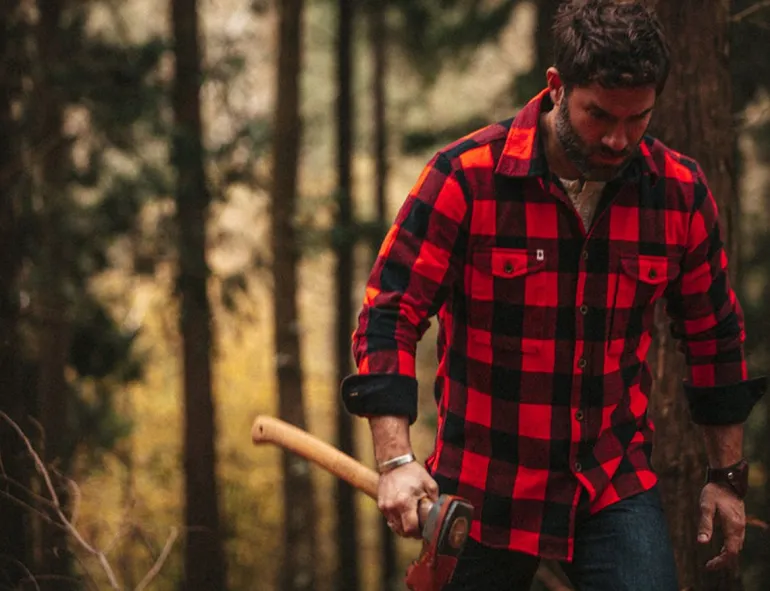 Men &SONS Jackets & Coats>Yukon Flannel Field Shirt